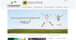 Desktop Screenshot of cytopeutics.com